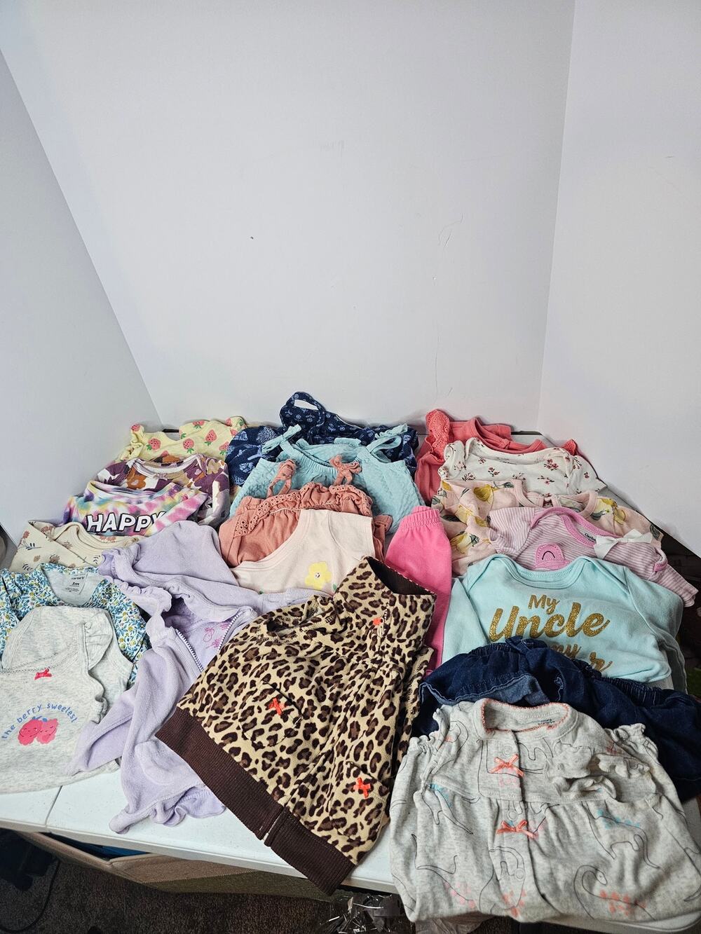 0-3M baby girl's clothing bundle rompers, dresses, etc
